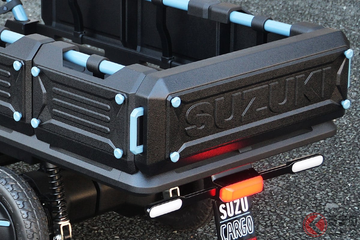 まるで小さい軽トラみたいな電動モビリティ「スズカーゴ」
