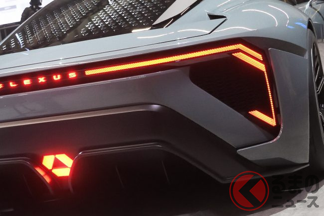 レクサス新「LFA」世界初公開！ オールアルミボディ×超ロー＆ワイドな