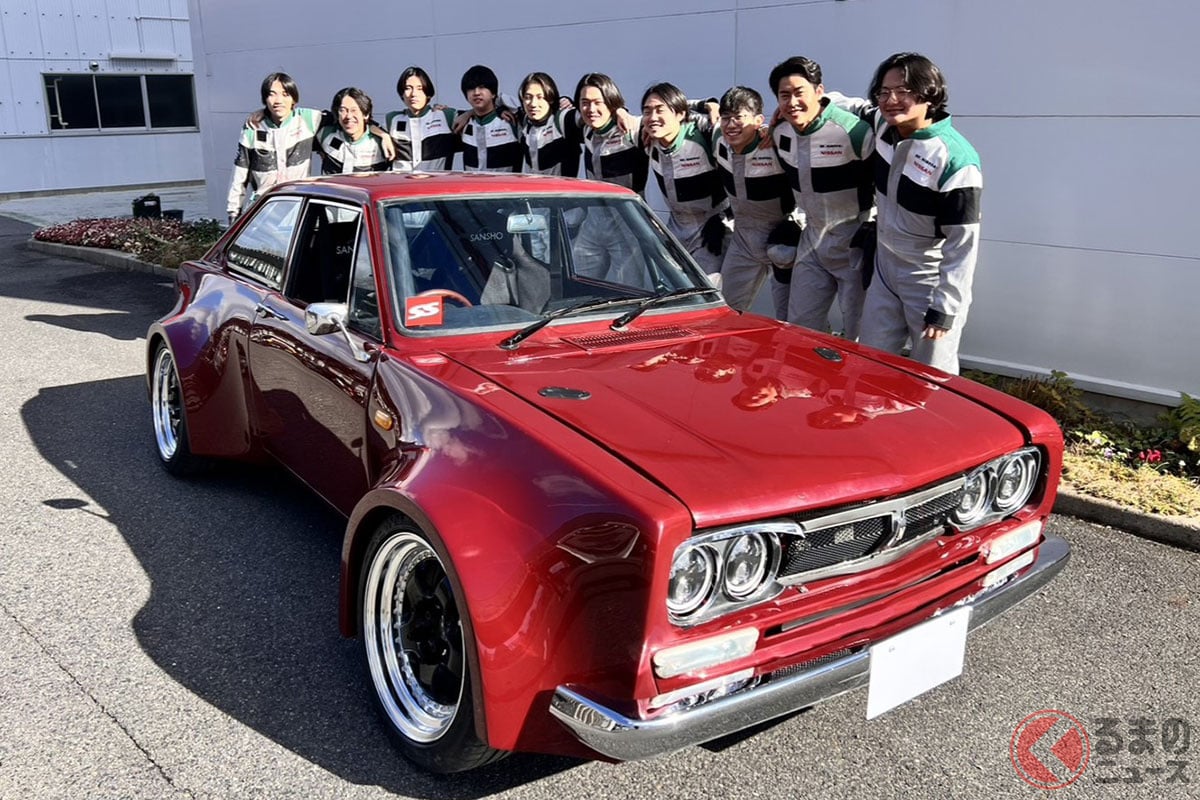 日産京都校が手掛ける「サニースカイライン」(画像提供:日産・自動車大学校 京都校)