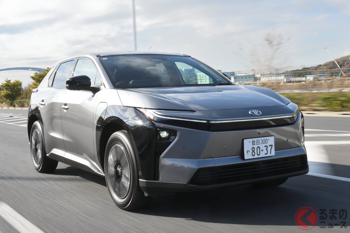 トヨタのBEV「bZ4X」が進化。 大規模レベルの変更に注目!