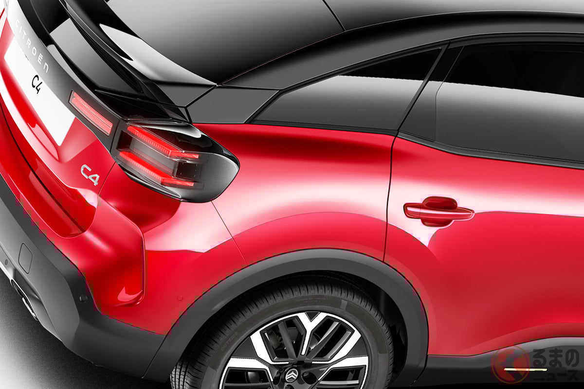 エクステリアをアップデートしたシトロエン「C4 MAX HYBRID」