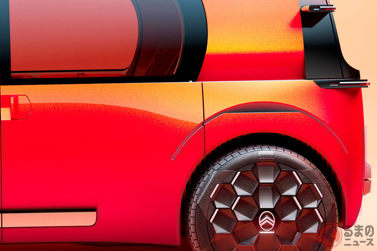 シトロエンが発表したコンセプトカー「ELO」。全長4.1mのコンパクトボディに最大6人が乗車可能