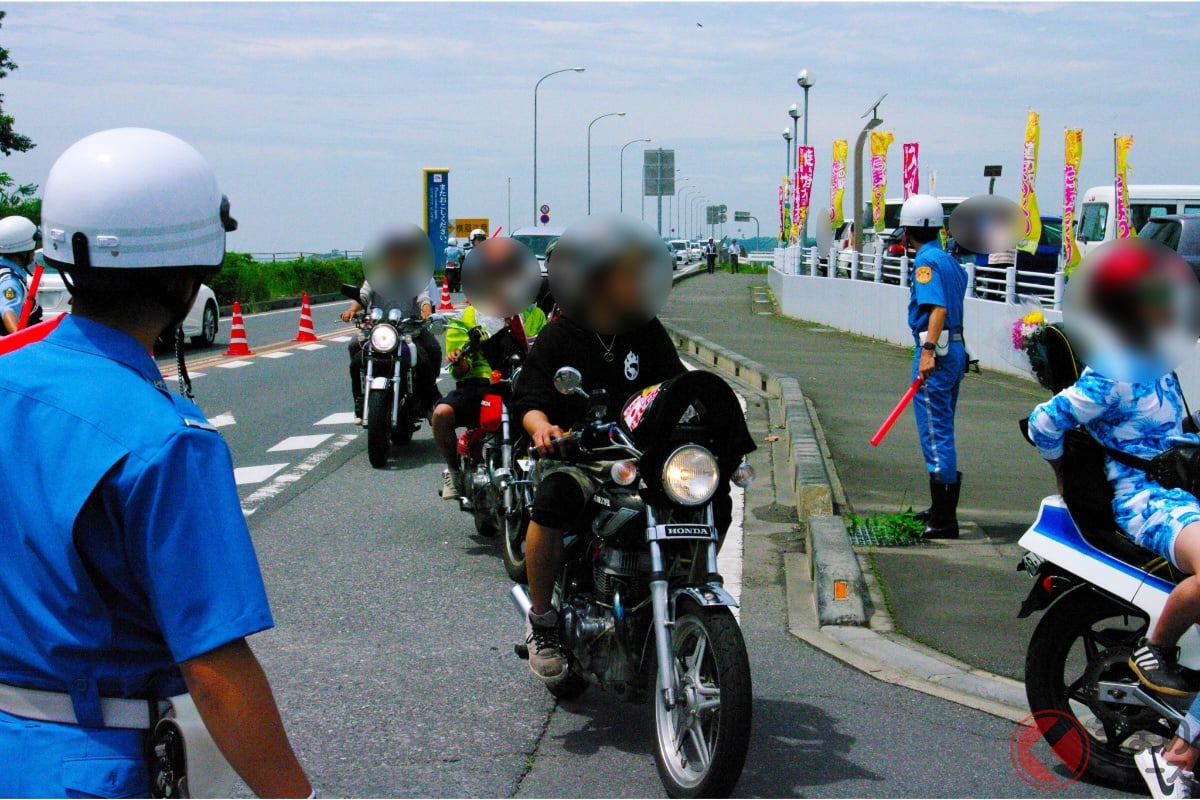暴走族や旧車會の取り締まりを年末年始に実施!(参考画像/画像:茨城県警察)