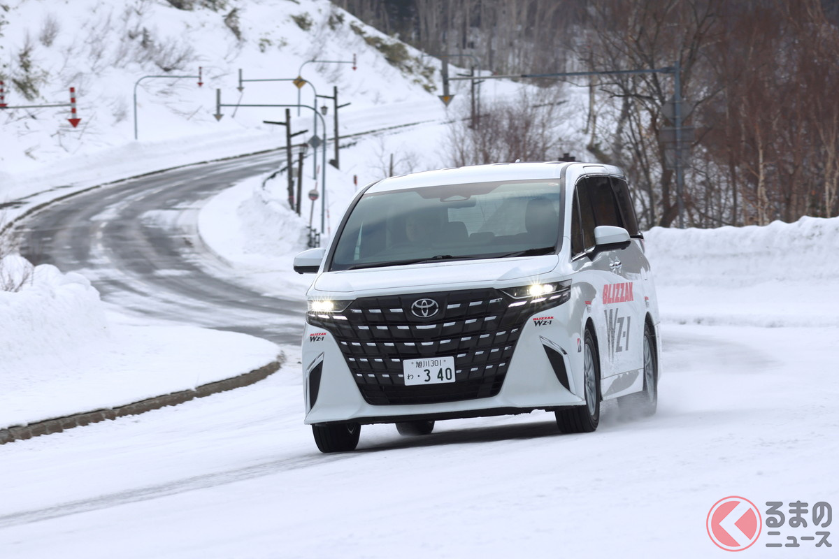 トヨタ「アルファード」にも「ブリザックWZ-1」を装着