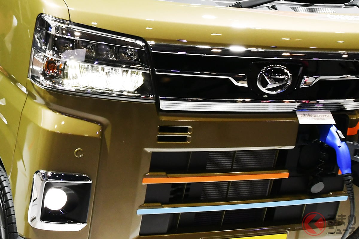 開発が進むEV版「ハイゼットカーゴ」の上級モデルを示唆する「eアトレー」