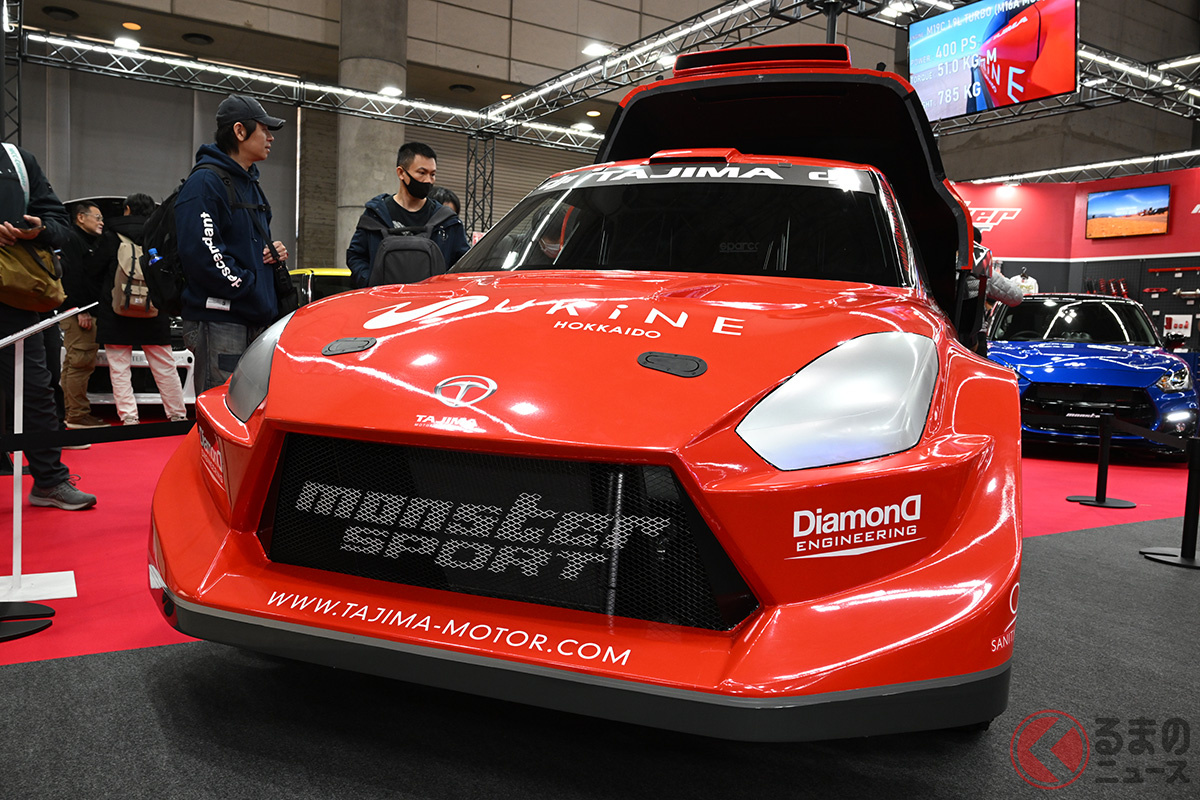 400馬力を発揮するパイプフレーム構造の「スーパースイフト 2026」も同時公開