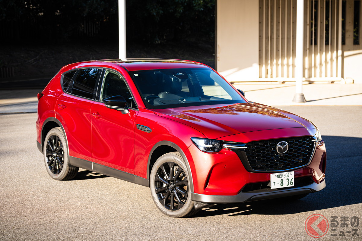 CX-60「XD Drive Edition Nappa Leather Package」。画像のカラーは「ソウルレッドクリスタルメタリック」