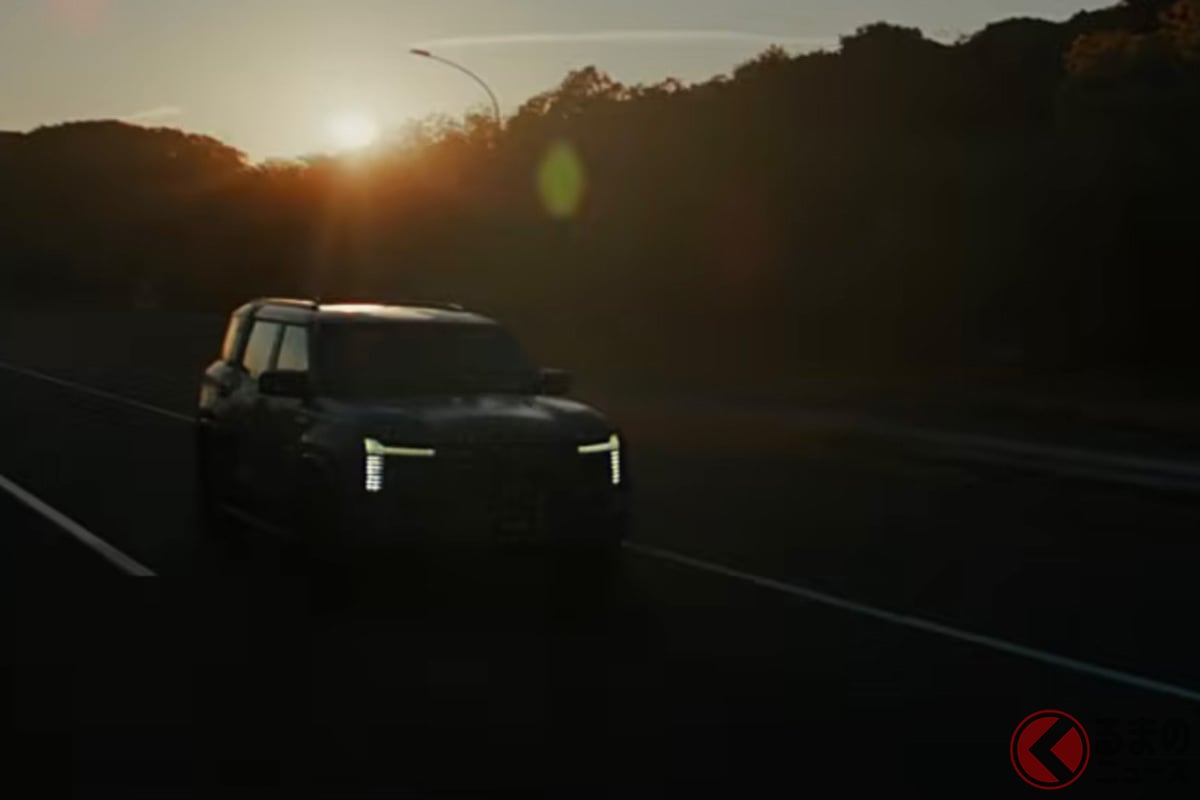 三菱の動画に…次期パジェロ?