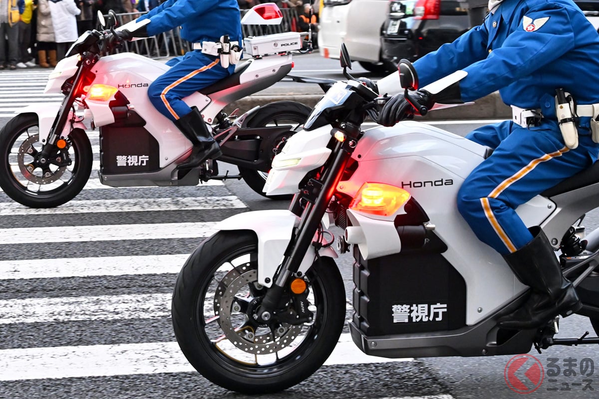 青学Vを支えた「静かな」先導車、ホンダのスゴい「白バイ」とは(撮影:雪岡直樹)