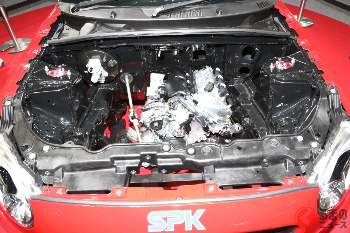 エンジンの搭載位置も変わっている!