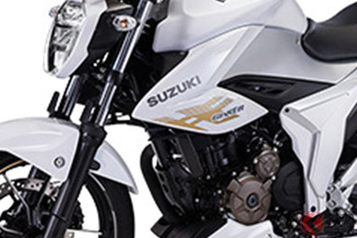 インドで発表されたスズキ「ジクサー250」2026年モデル