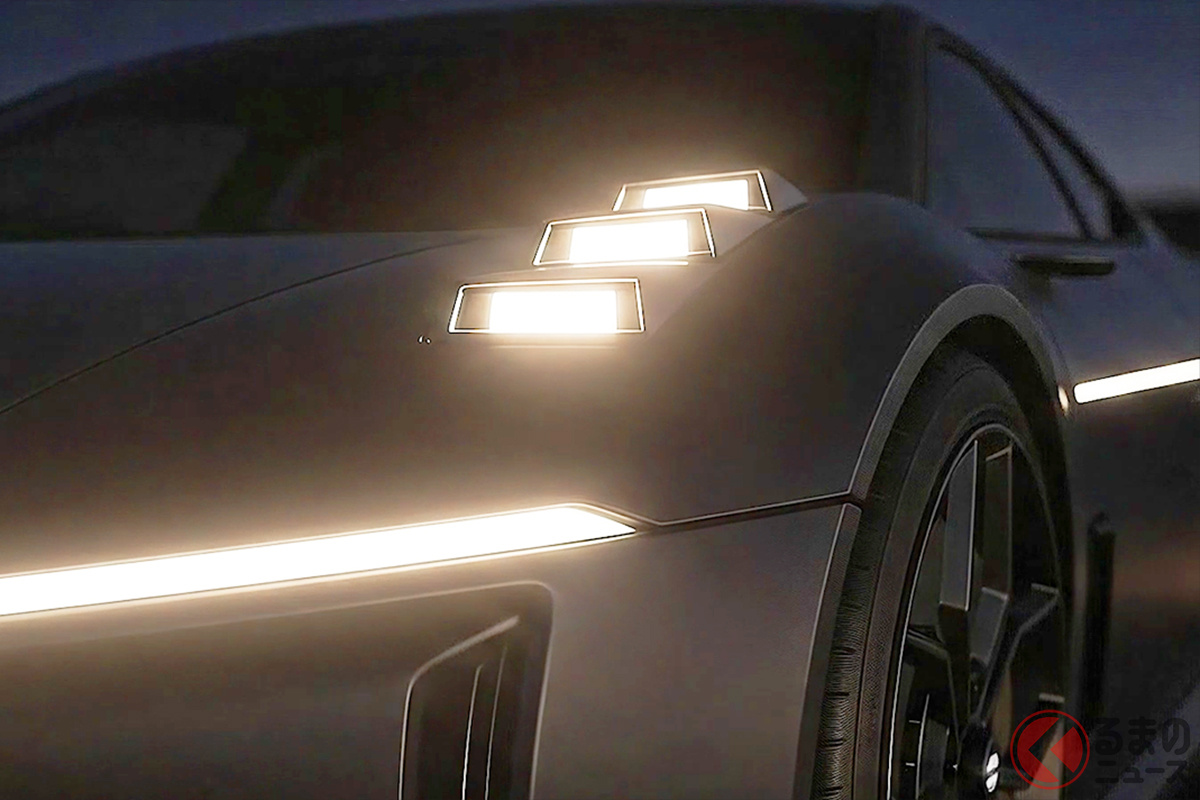 ヘッドライトが斬新すぎる!