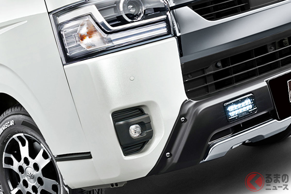 改良された「ハイエース」に設定の「GR PARTS」がカッコイイ