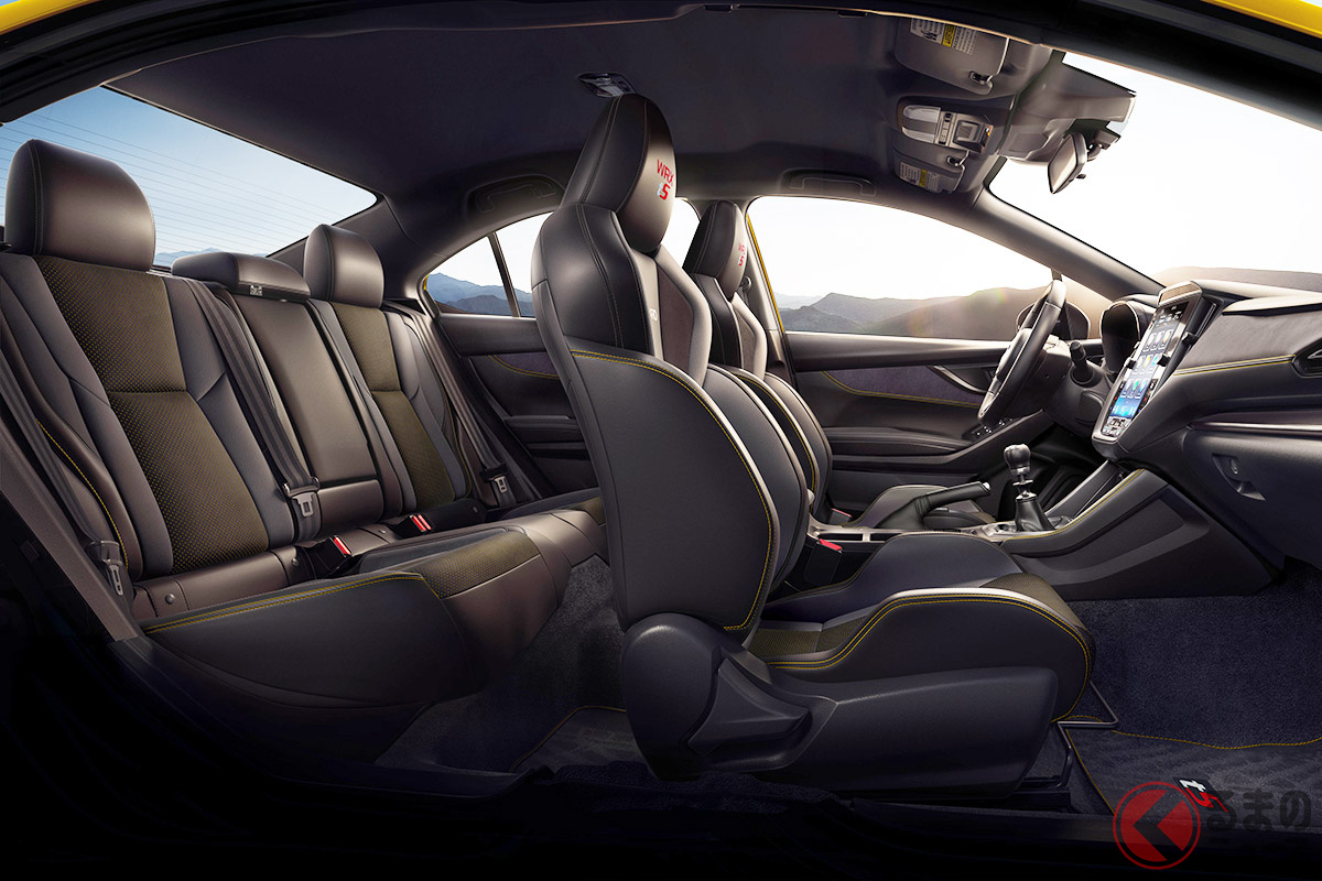 スバル「WRX 2026年モデル シリーズ・イエロー」