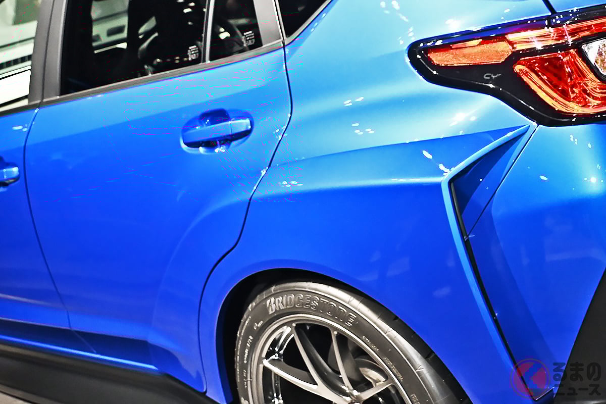 ド迫力フェンダーにも注目! スバル「Performance-B STI concept」市販化に期待大!