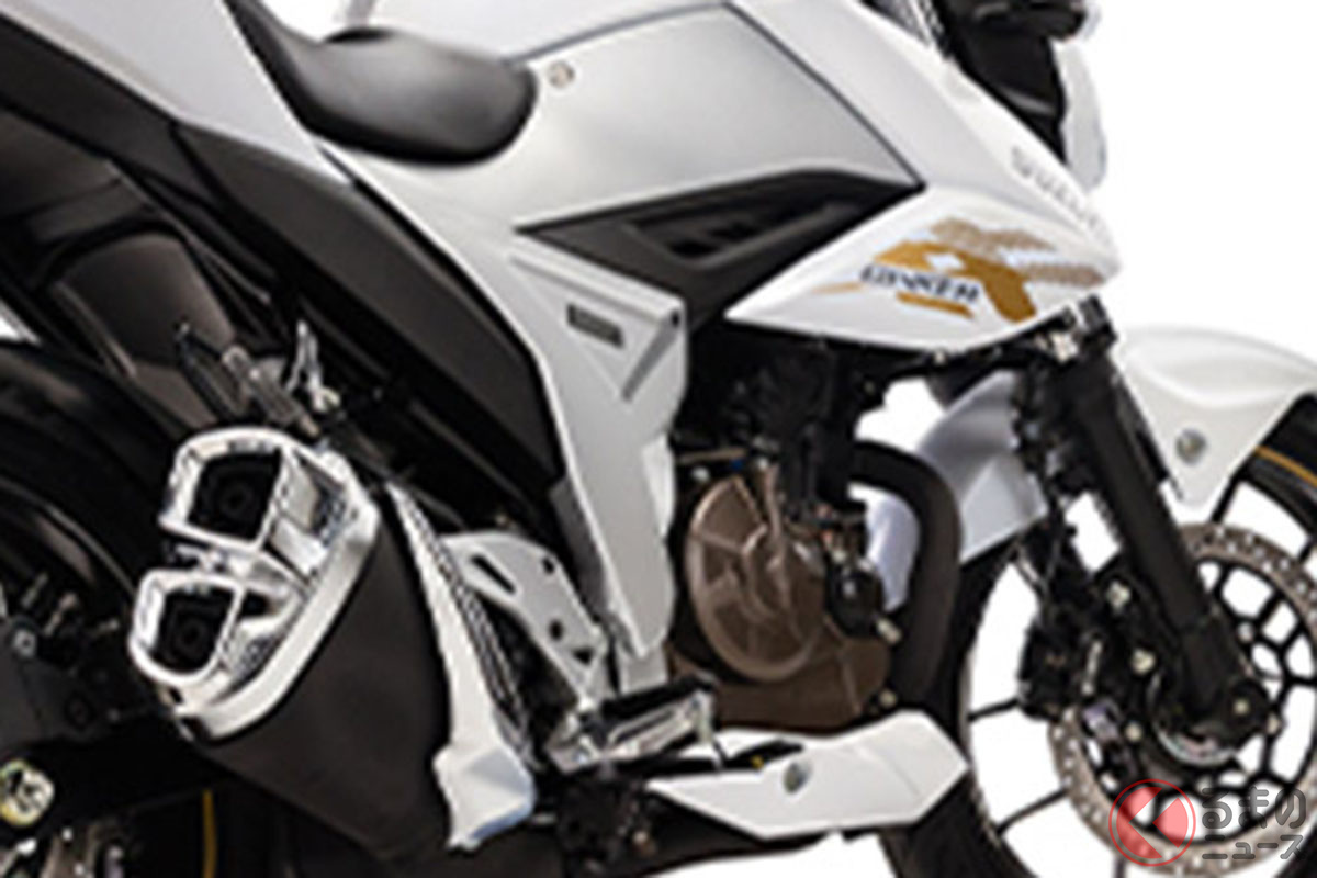 インドで発表されたスズキ「ジクサー250」2026年モデル