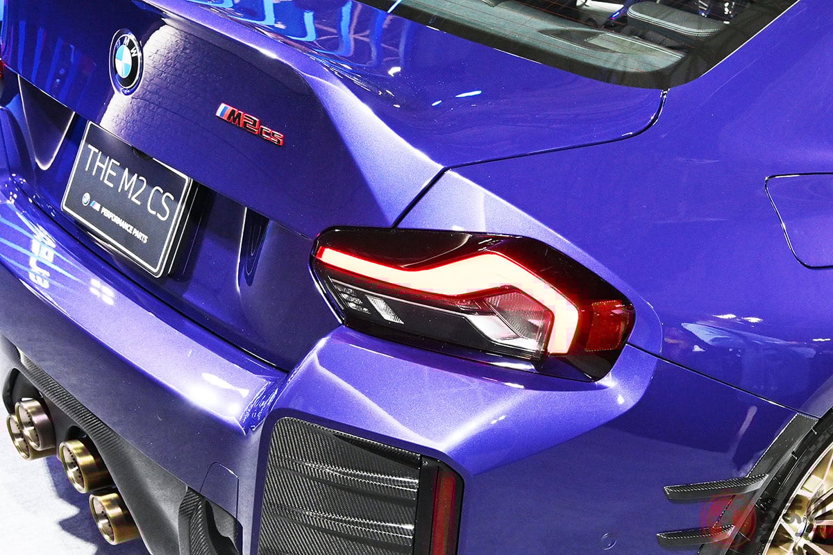東京オートサロン2026で日本初公開されたBMW「M2 CS」のMパフォーマンスパーツ装着車