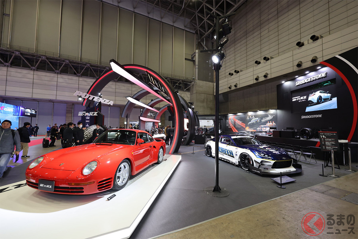 ブリヂストンブースの様子