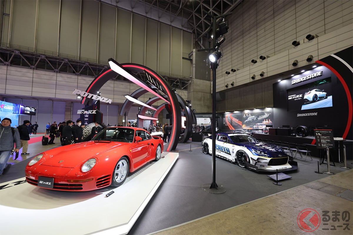 ブリヂストンブースの様子