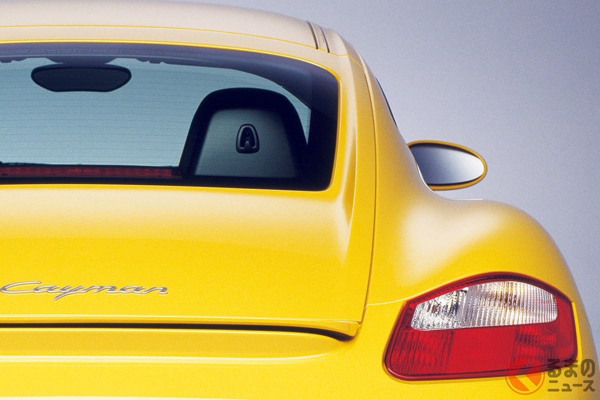 初代ポルシェ「ケイマン」(987型)。流麗なクーペスタイルは今も色褪せない魅力がある