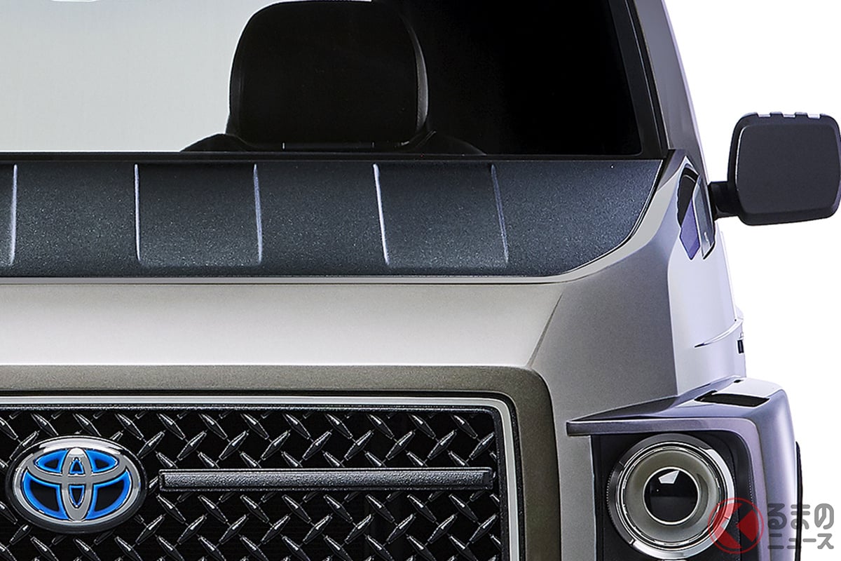 角張ったボディに丸目ライトのデザインはどこか「ランドクルーザー」っぽさも!?