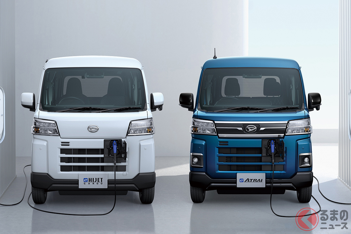 新型「eハイゼットカーゴ」「eアトレー」