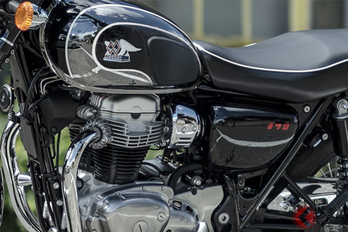 多くの反響を集めているカワサキ「MEGURO K3」2026年モデル”