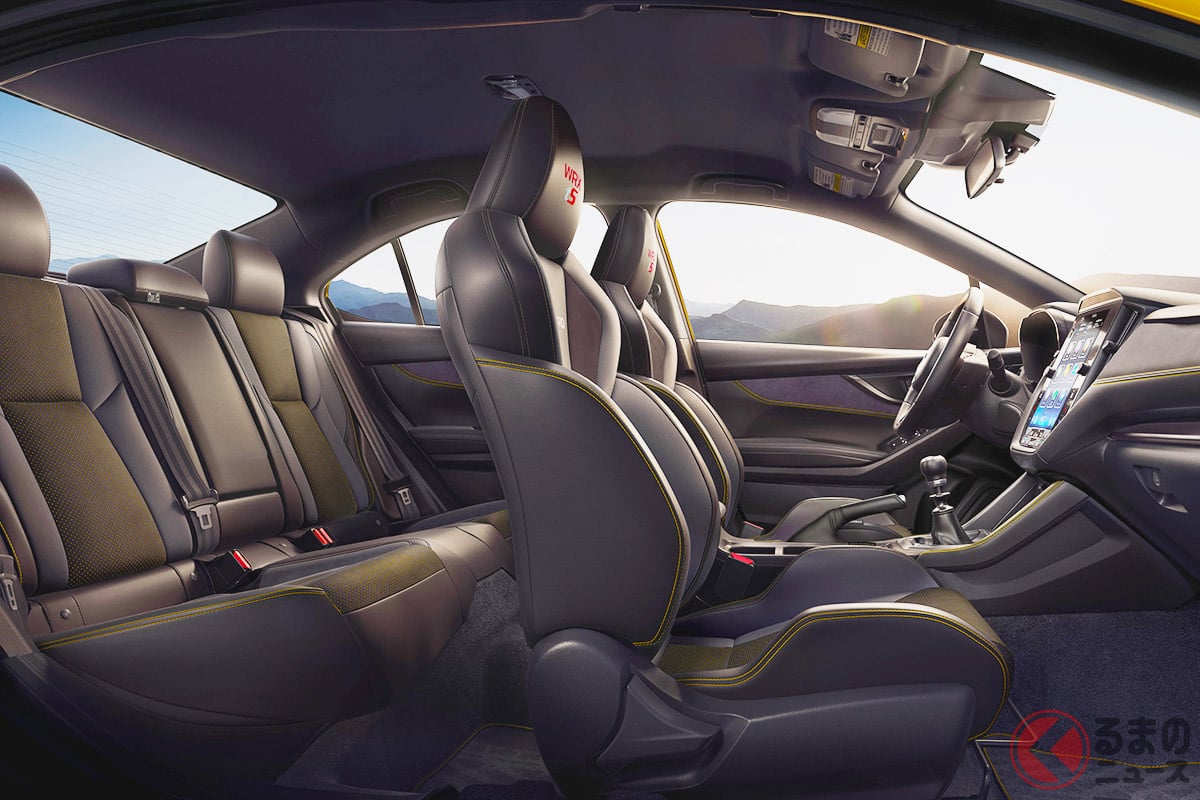 スバル「WRX 2026年モデル シリーズ・イエロー」