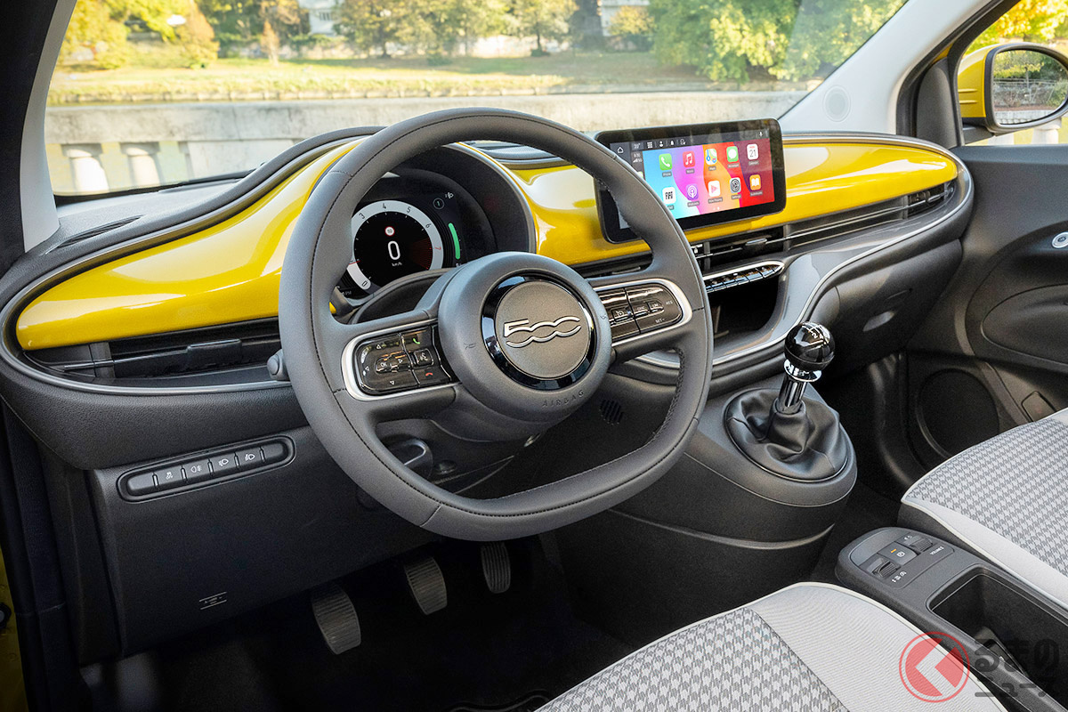 MTのみのフィアット新型「500ハイブリッド」