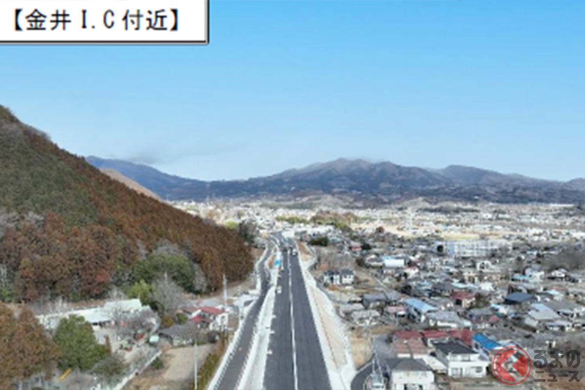 渋川西IC~金井ICが開通、渋滞緩和と地域連携に期待(出典:高崎河川国道事務)