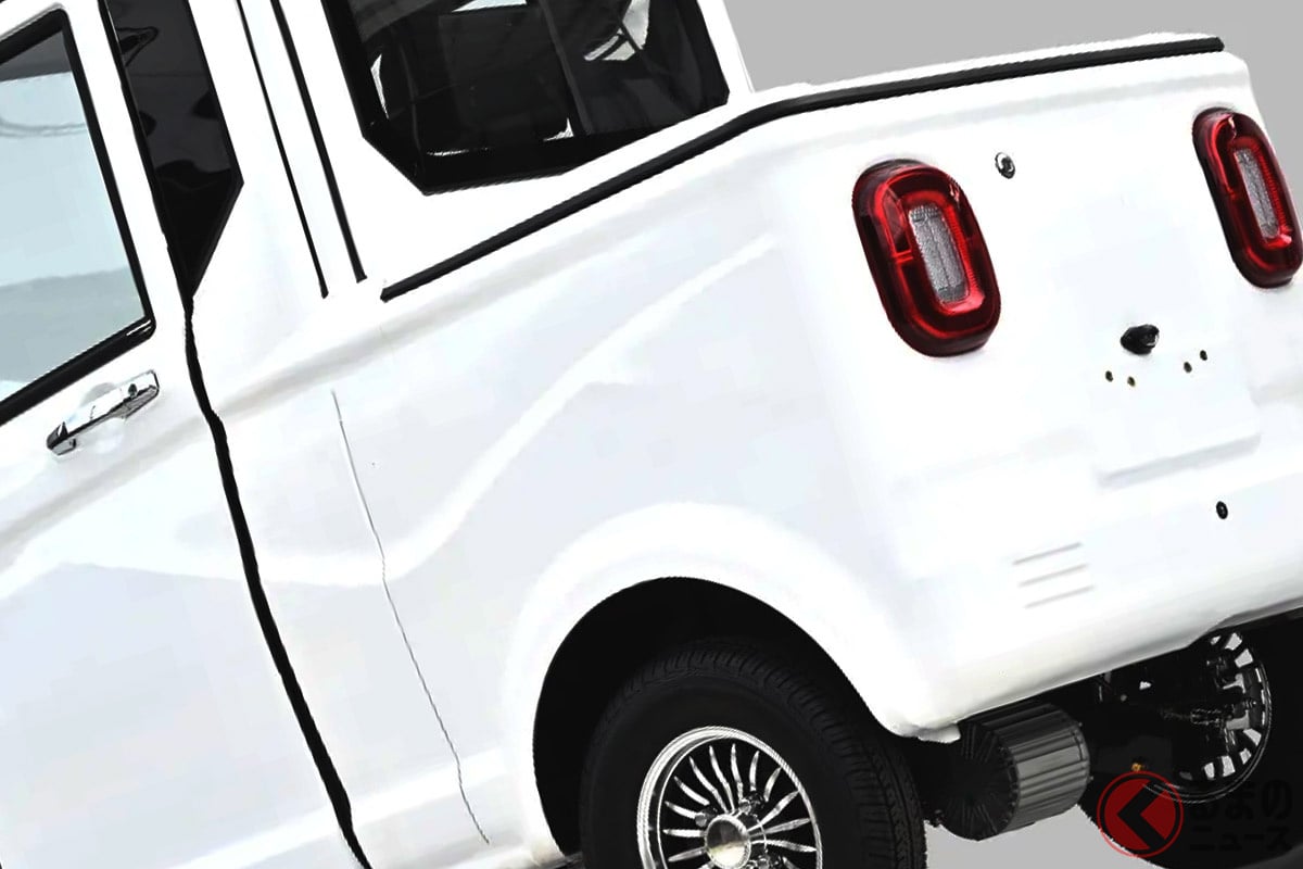 まるで1人乗りミニ軽トラな「ビベルトラック」!