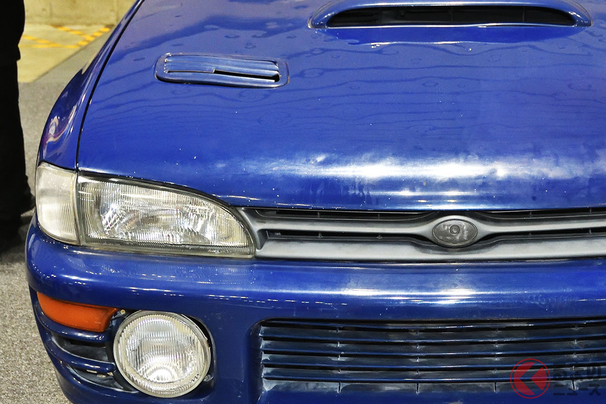 20万km以上を走行した初代インプレッサの実車