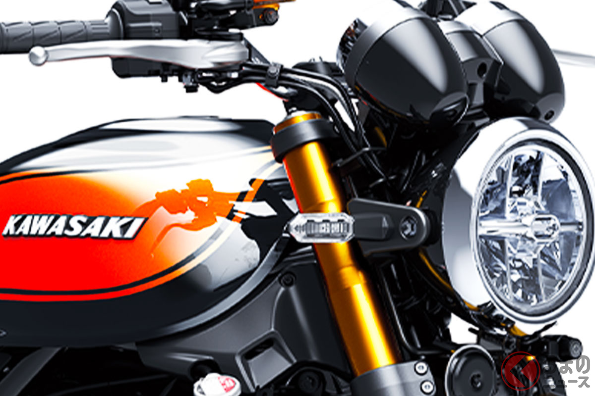 カワサキ 超レトロな「新・大型バイク」実車公開へ!