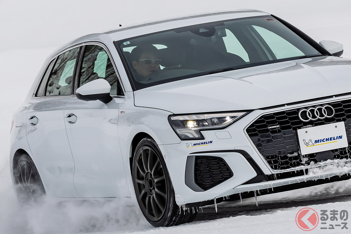 ミシュランクロスクライメート3スポーツ(225/40R18)を装着したアウディA3スポーツバック 40TFSI クワトロ