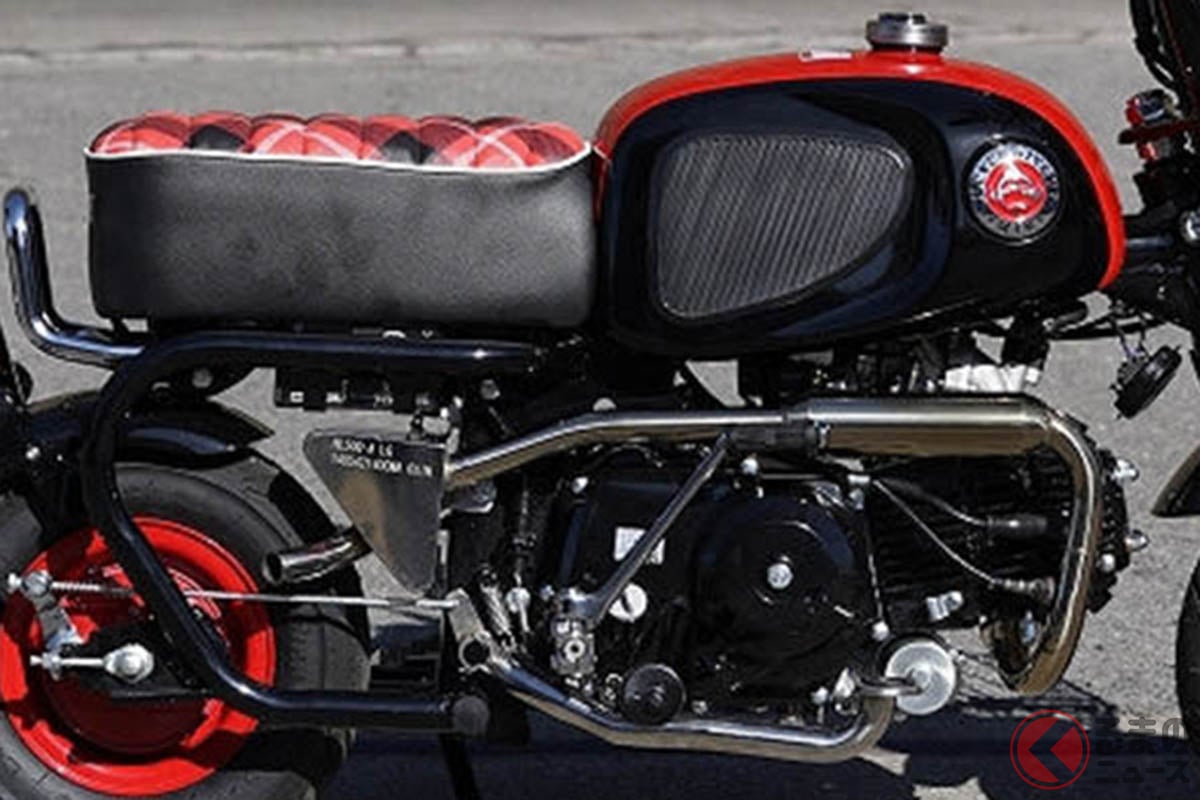 新型原付二種バイク「ミニQ」(写真はクラッチ付きの試乗車)