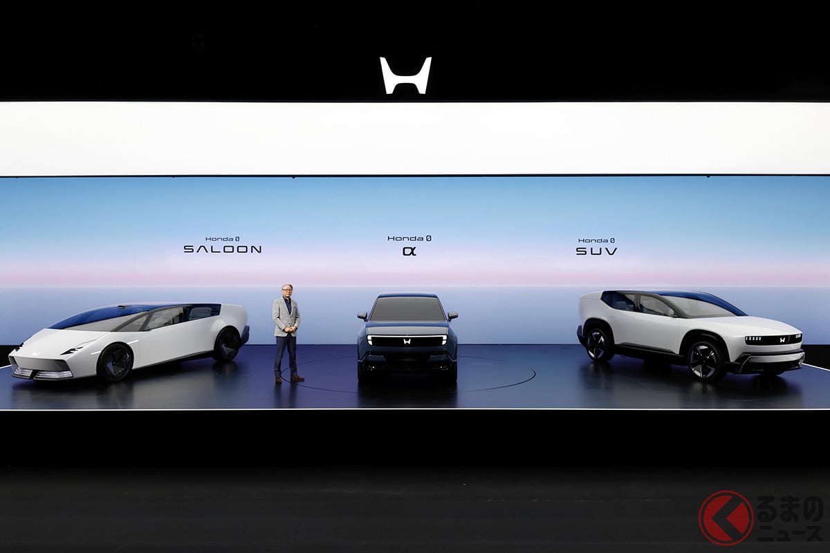 開発と発売を中止する決定。 対象となるのは「Honda 0 Saloon」(写真左)と「Honda 0 SUV」(写真右)、そして「Acura RSX」