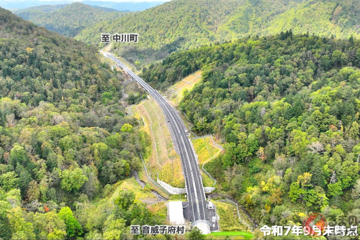 国道40号「音中道路」が3月22日に開通!(出典:国土交通省 北海道開発局 旭川開発建設部)