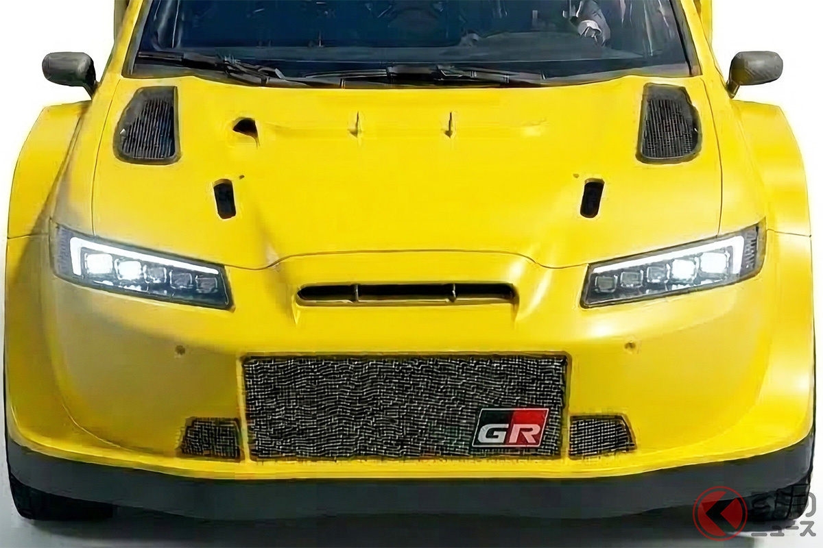 謎の2ドアテストカーは「GRセリカ?」 (画像は編集部がGeminiで生成したGRセリカ)
