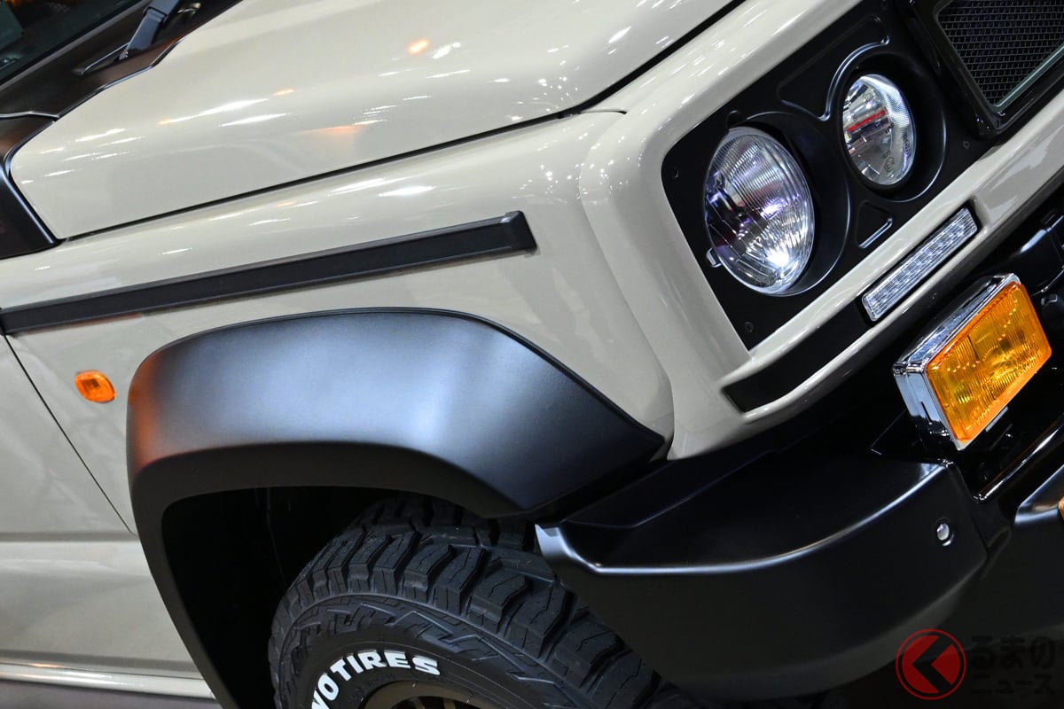 武骨さの中にイタリアンテイストが光る、印象的なフロントフェイス