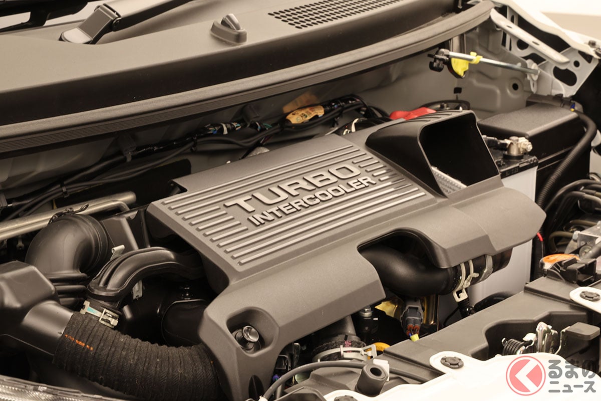 ダイハツ「ミラ イース tuned by D-SPORT Racing」に搭載の「KF-VET型」ターボエンジン
