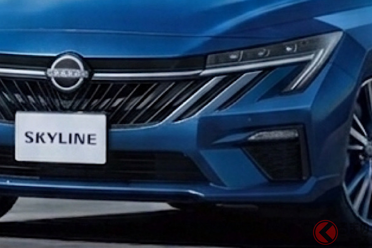 日産新型「スカイライン」は2027年登場か。FRセダン継続やSUV派生の可能性は？（画像は編集部がGeminiで生成した予想画像）