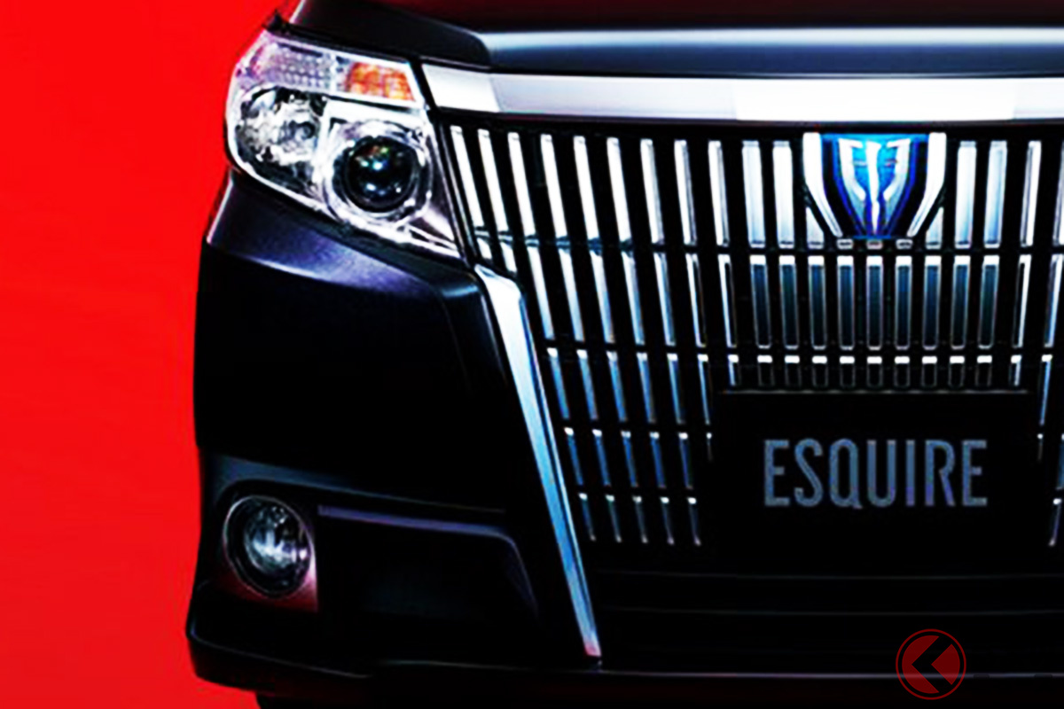 トヨタが2014年10月に発売した高級ミニバン「エスクァイア」