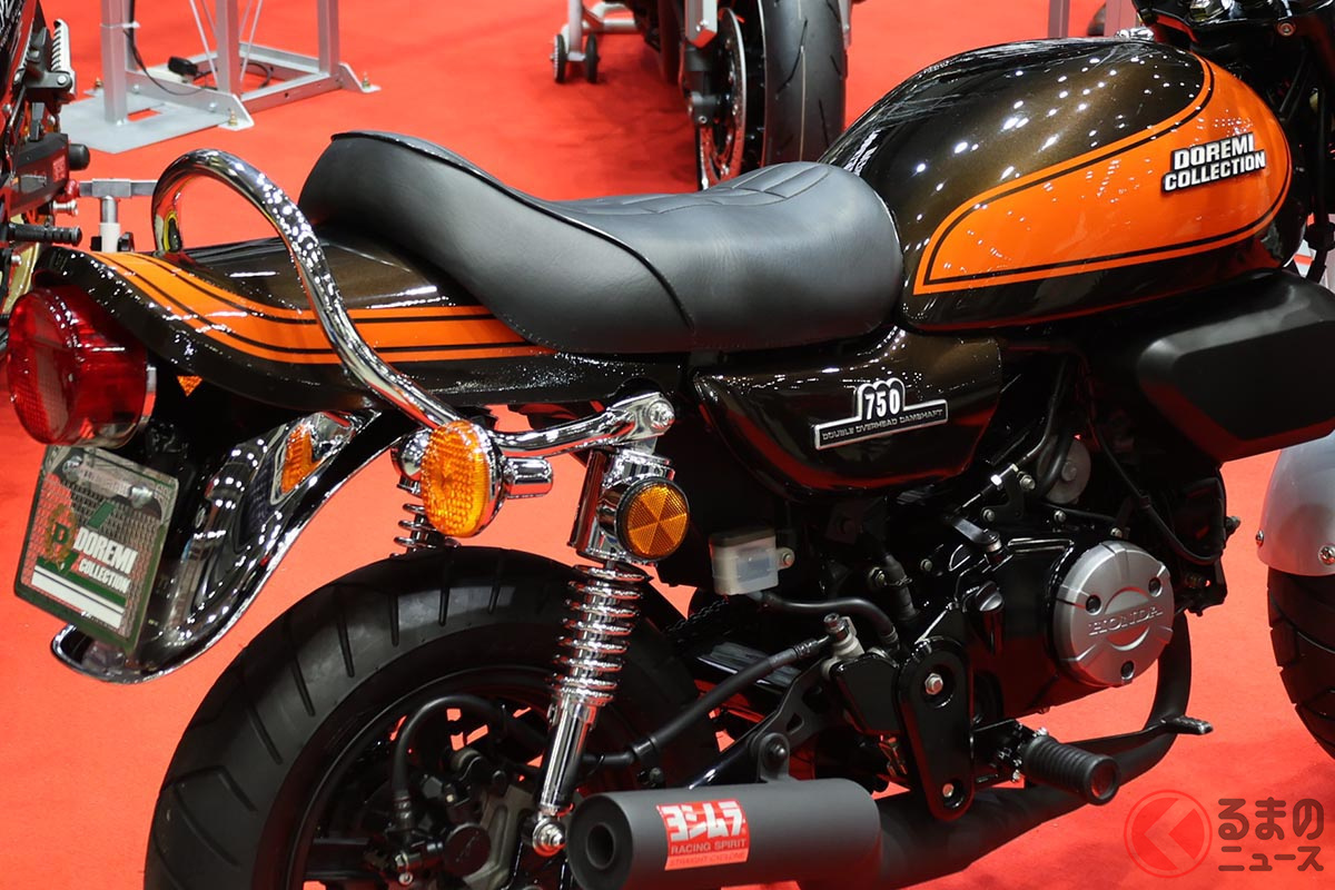 ドレミコレクションが製作した「モンキー125 カスタムシリーズ」カワサキ「Z2」仕様