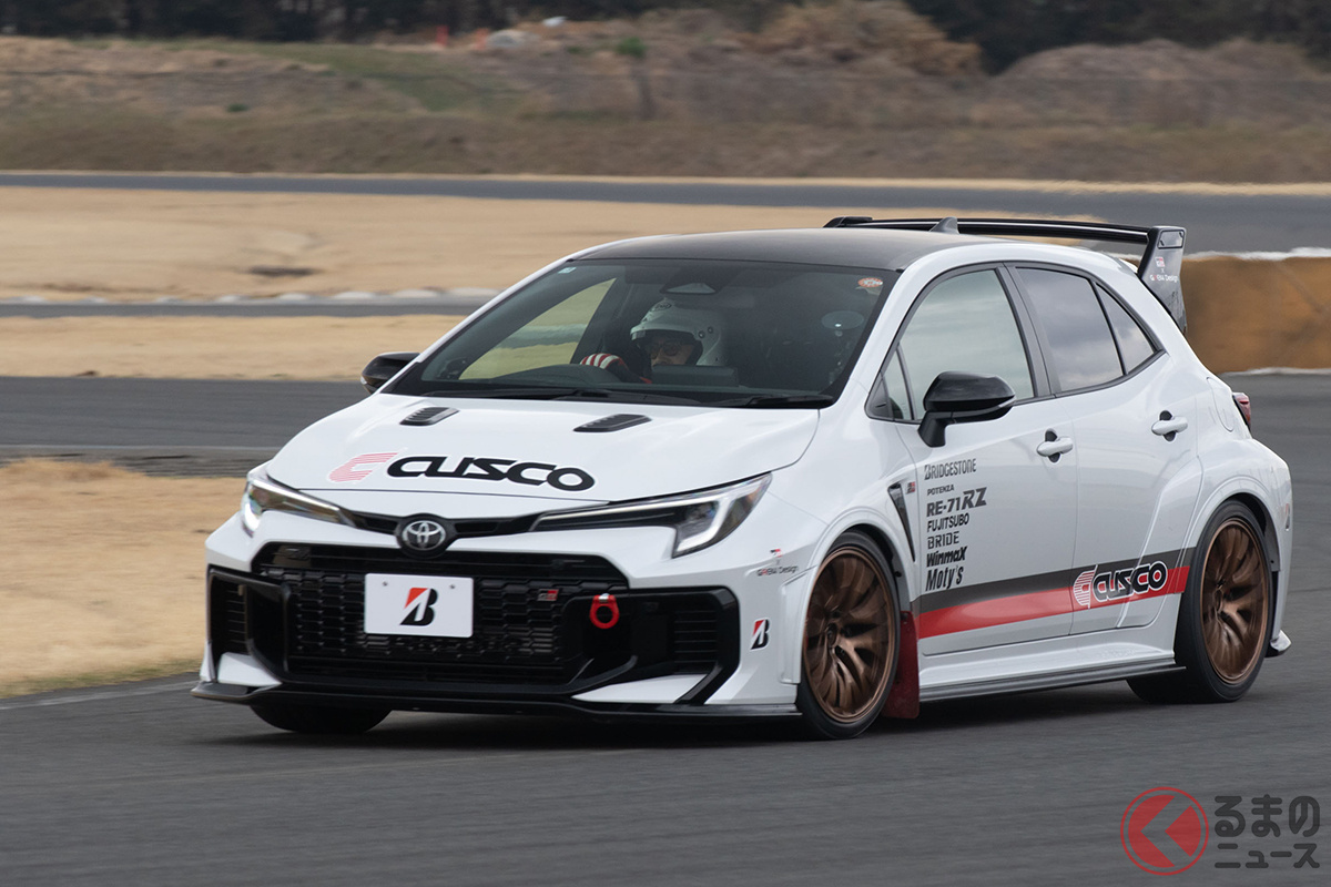 比較テストに用いた車両はGRカローラ