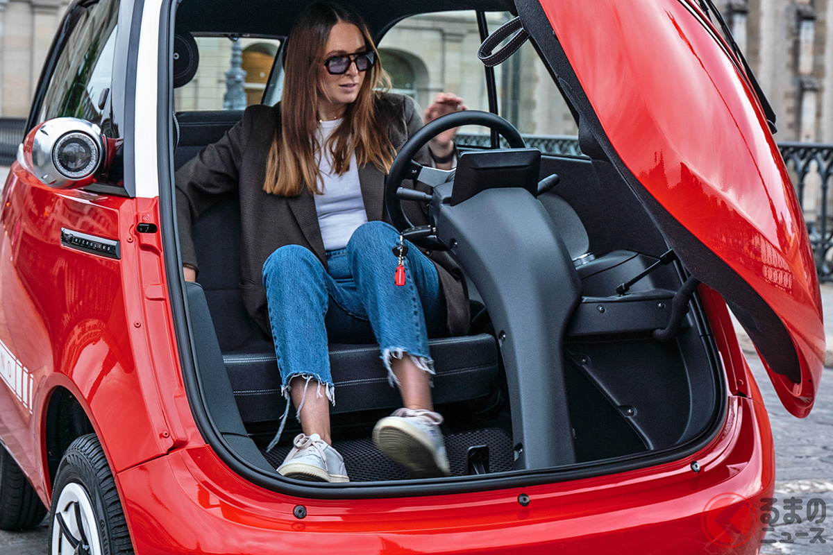 Former Fuji TV Announcer Eriko Nakamura Considers Replacing Her Luxury SUV in Milan with an Ultra-Compact EV Featuring "Radical Doors"