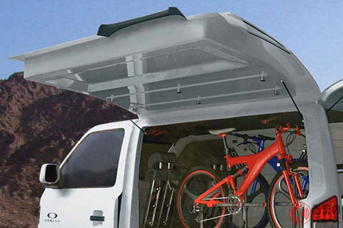 「ガルウィング」×「ハブ減速機」搭載のダイハツ“最強軽トラ”!?