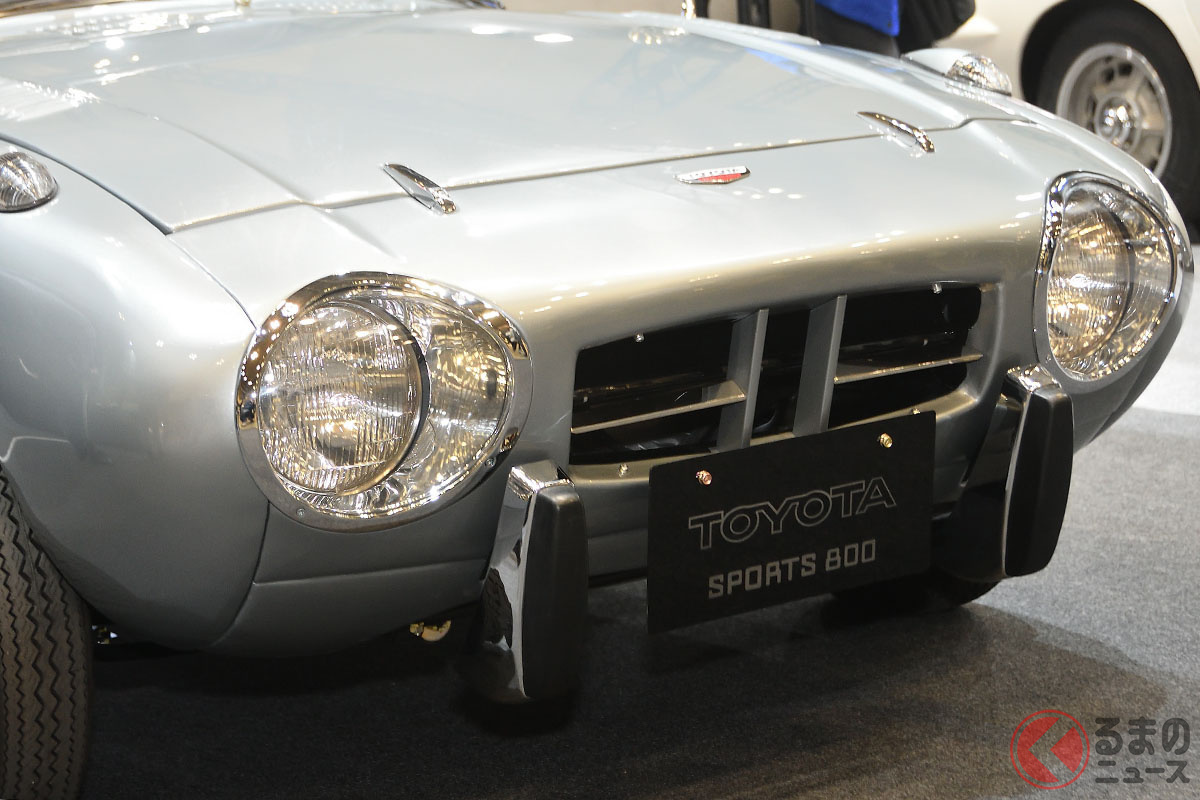 「ヨタハチ」の愛称で知られるトヨタ「スポーツ800」。プロ集団の試行錯誤により新車のような仕上がりにレストアされています