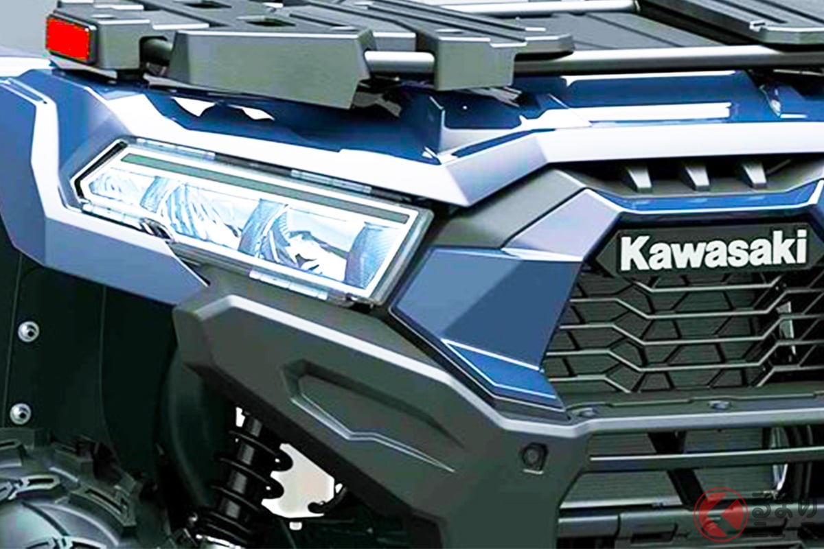 新車179万円! カワサキが“超ド迫力”「新オフロード四輪」発表!