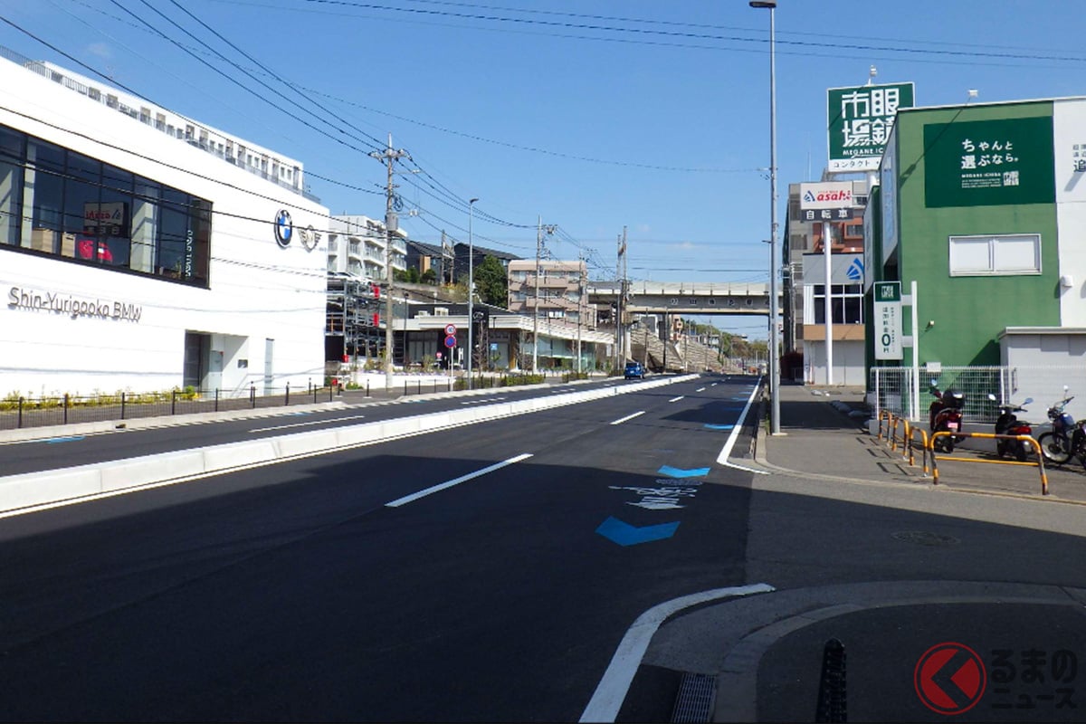 4車線化完成後の世田谷町田線(出典:川崎市)