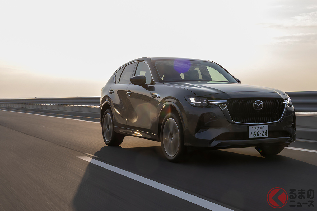 CX-60 XDハイブリッド プレミアムモダンは直列6気筒ディーゼルの力強さを活かした骨太な走りが特徴（Photo：Daijiro Kori）